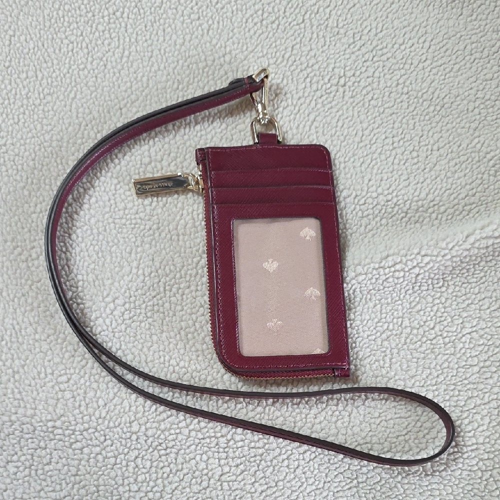 Kate Spade Maroon Wristlet - Picture 2 of 7